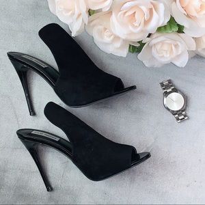 Black Steve Madden Mules